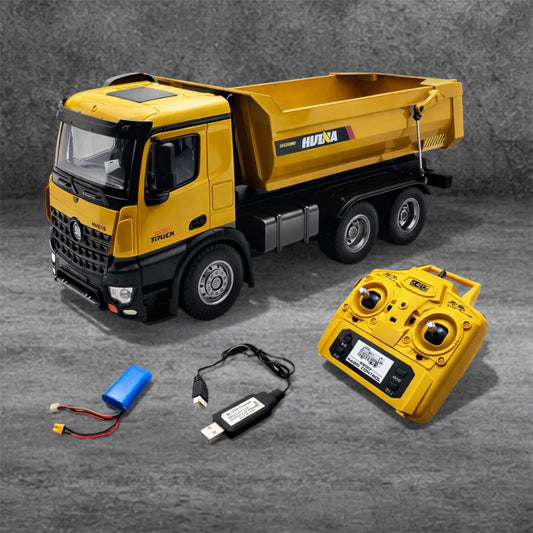 Huina 1582 Premium RC Dumper Truck - Heavy Duty Construction Model
