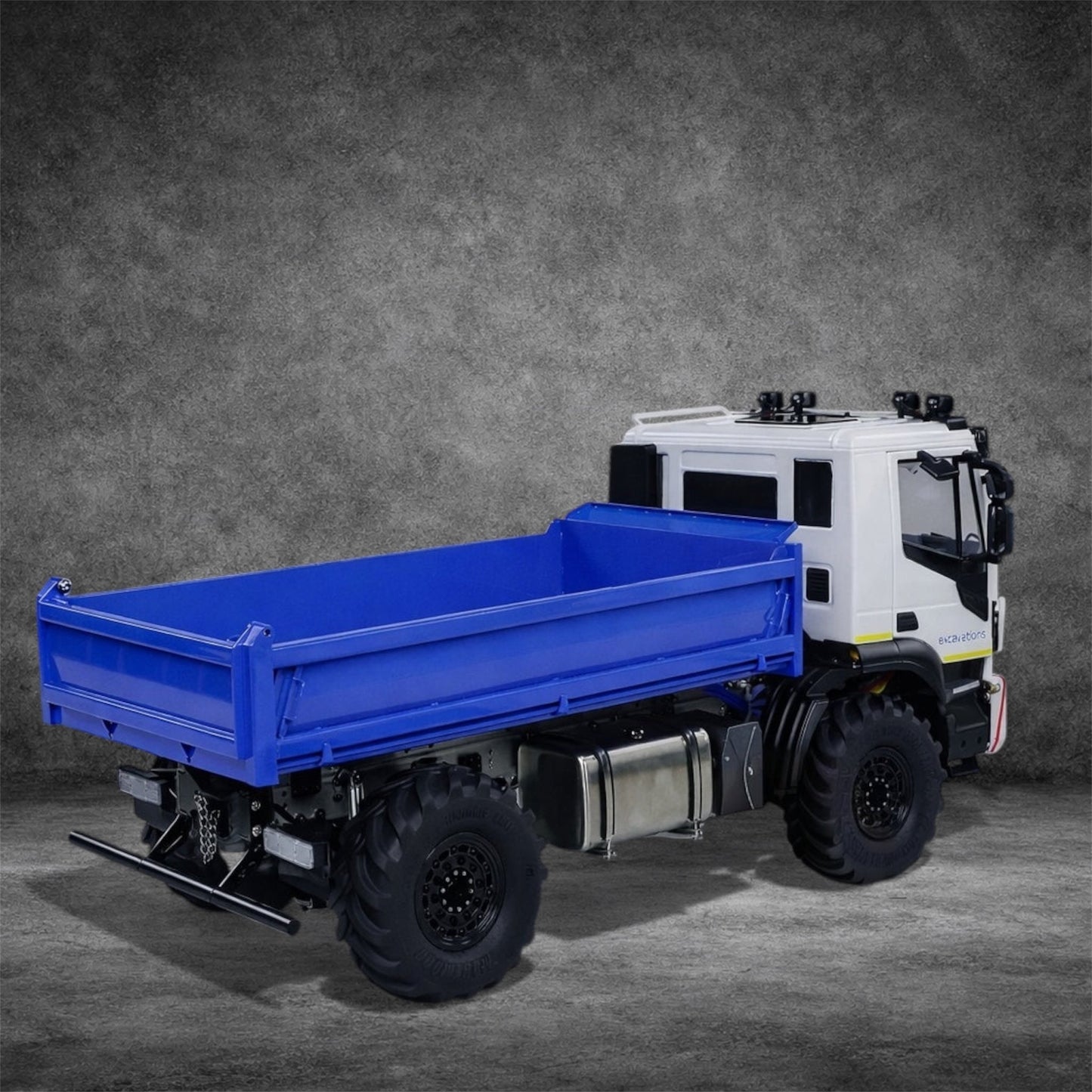 4x4 1/14 RC Hydraulic Dumper Trucks Metal Remote Control Dump Car Tipper Models