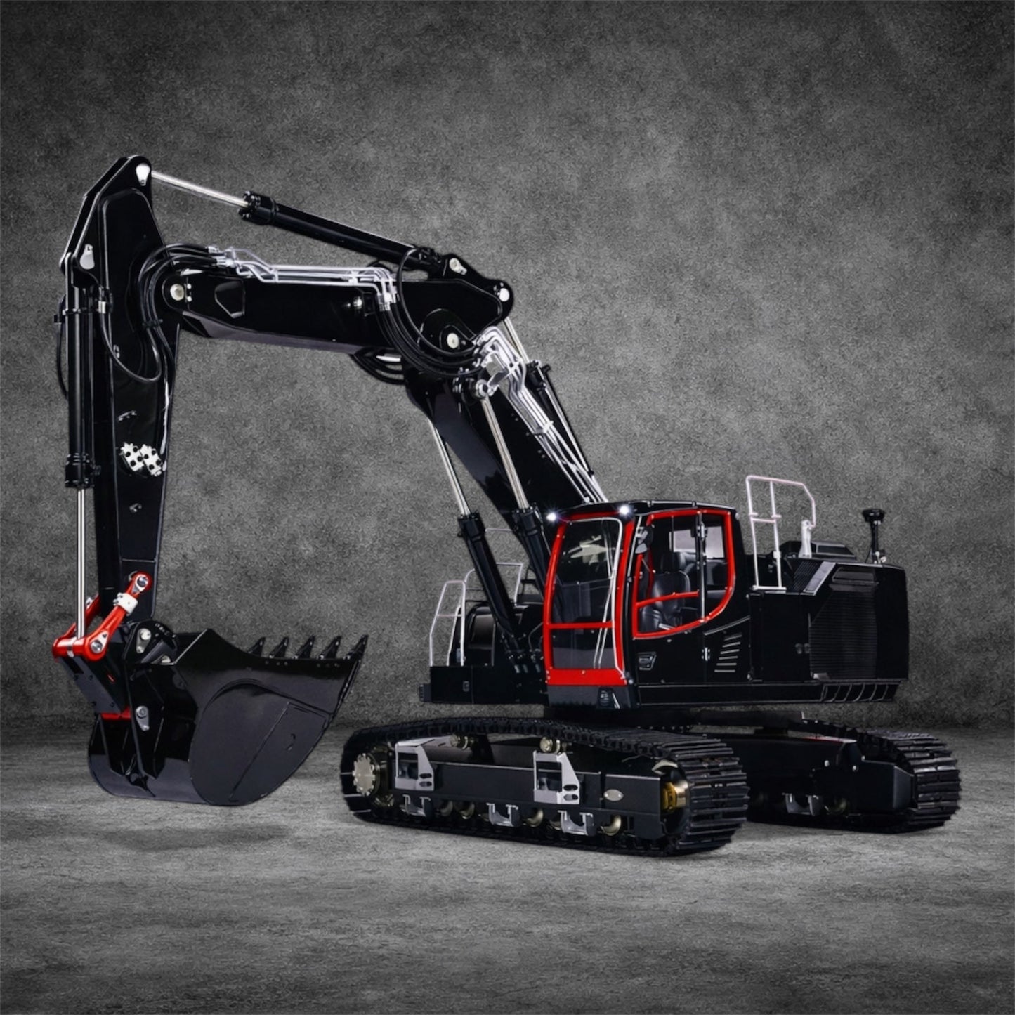 LESU 1:14 Scale Remote Control Hydraulic Diggers RTR AOUE LR945 Excavator 3-Arm