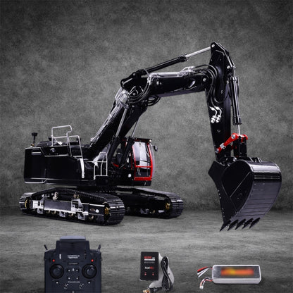 LESU 1:14 Scale Remote Control Hydraulic Diggers RTR AOUE LR945 Excavator 3-Arm