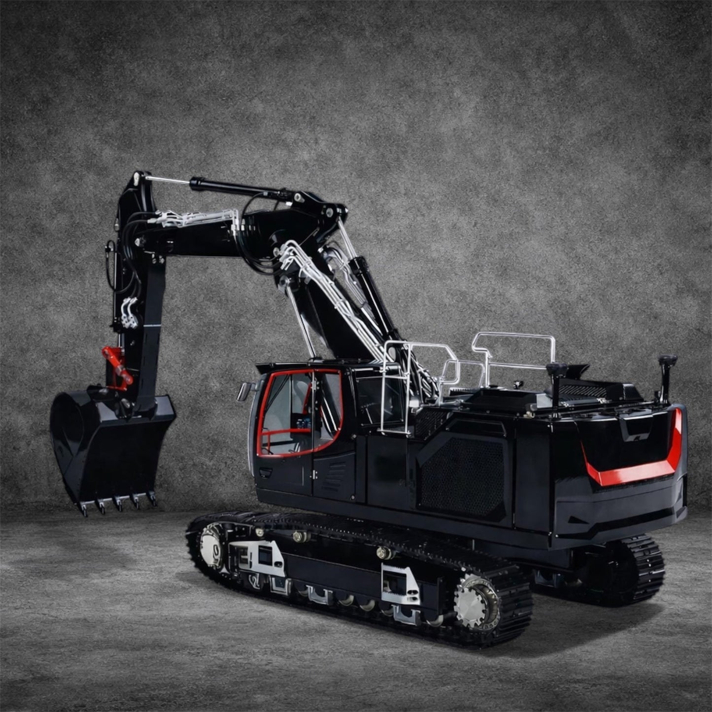 LESU 1:14 Scale Remote Control Hydraulic Diggers RTR AOUE LR945 Excavator 3-Arm