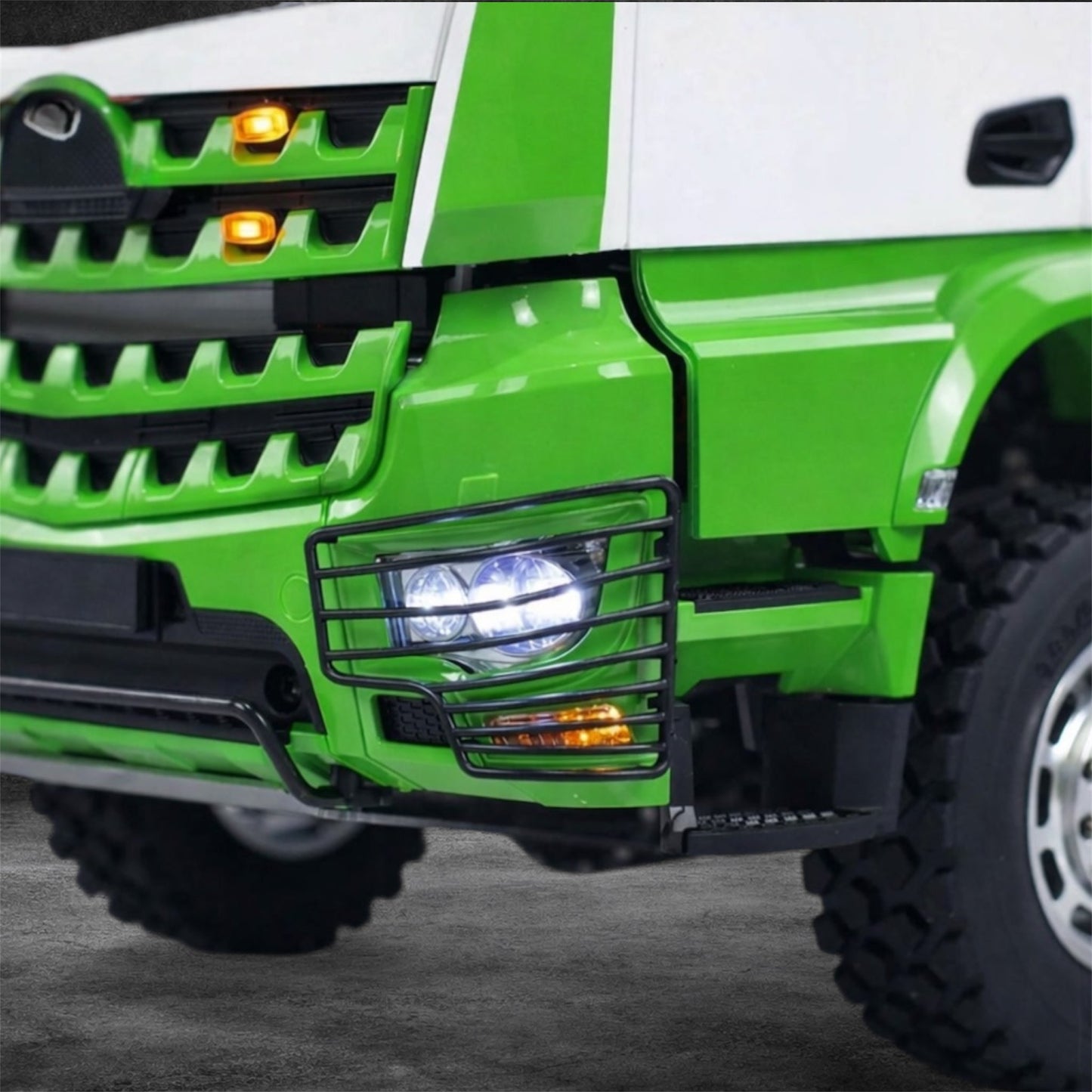 LESU Metal 1:14 RC Hydraulic Dump Truck 6x6 3-way Remote Control Tipper Cars