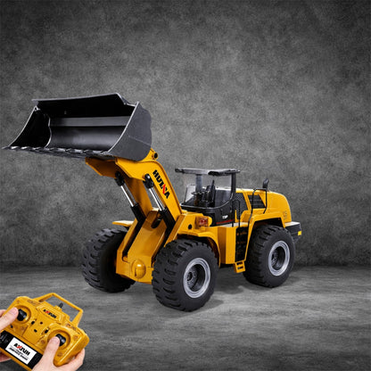 Huina 1580 V4 Full Metal Excavator | Premium Remote Control Construction Vehicle