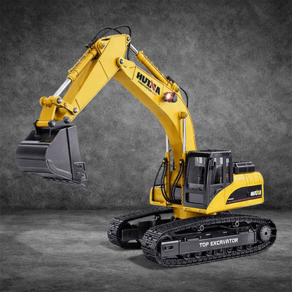 Huina 1583 New 22 Channel Alloy Remote Control Car | Realistic Excavator