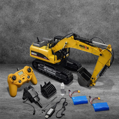 Huina 1583 New 22 Channel Alloy Remote Control Car | Realistic Excavator