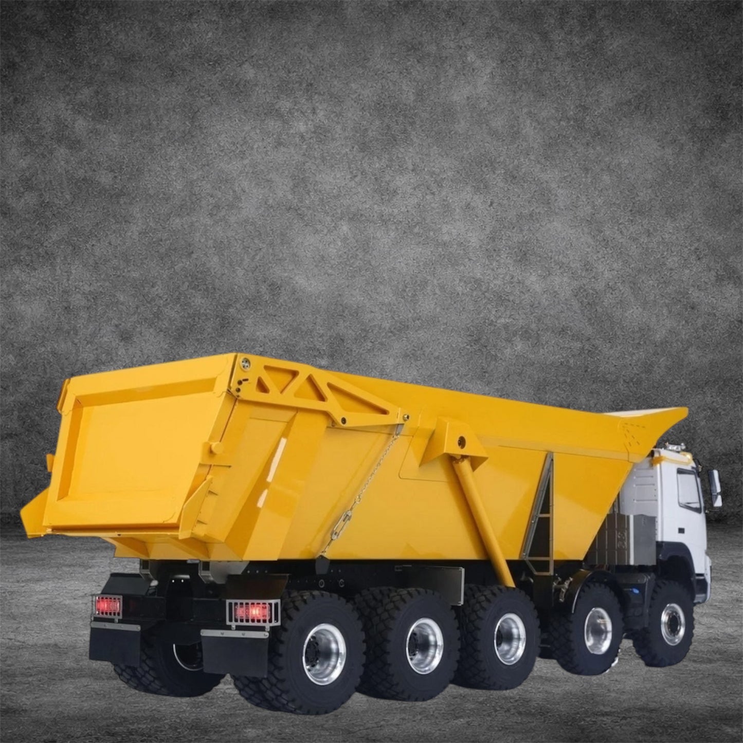 US Stock 219 3Speed RTR 114 Hydraulic Dump Metal RC Truck 10X10 10X6 RC Tipper | Realistic Remote Control Hydraulic Dump Truck