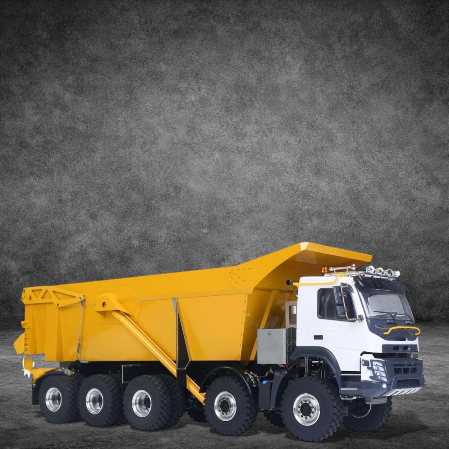 US Stock 219 3Speed RTR 114 Hydraulic Dump Metal RC Truck 10X10 10X6 RC Tipper | Realistic Remote Control Hydraulic Dump Truck