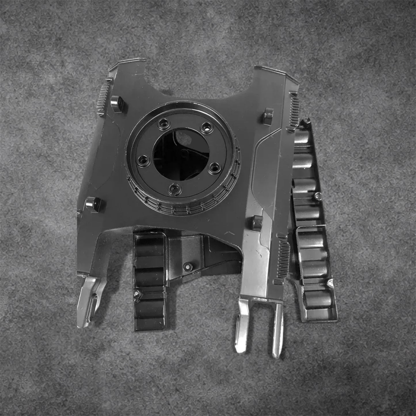 New Metal Arm Body Cover Bottom Plate for Huina 1580 RC Excavator Upgrades DIY | Premium Metal Arm Body Cover Attachment