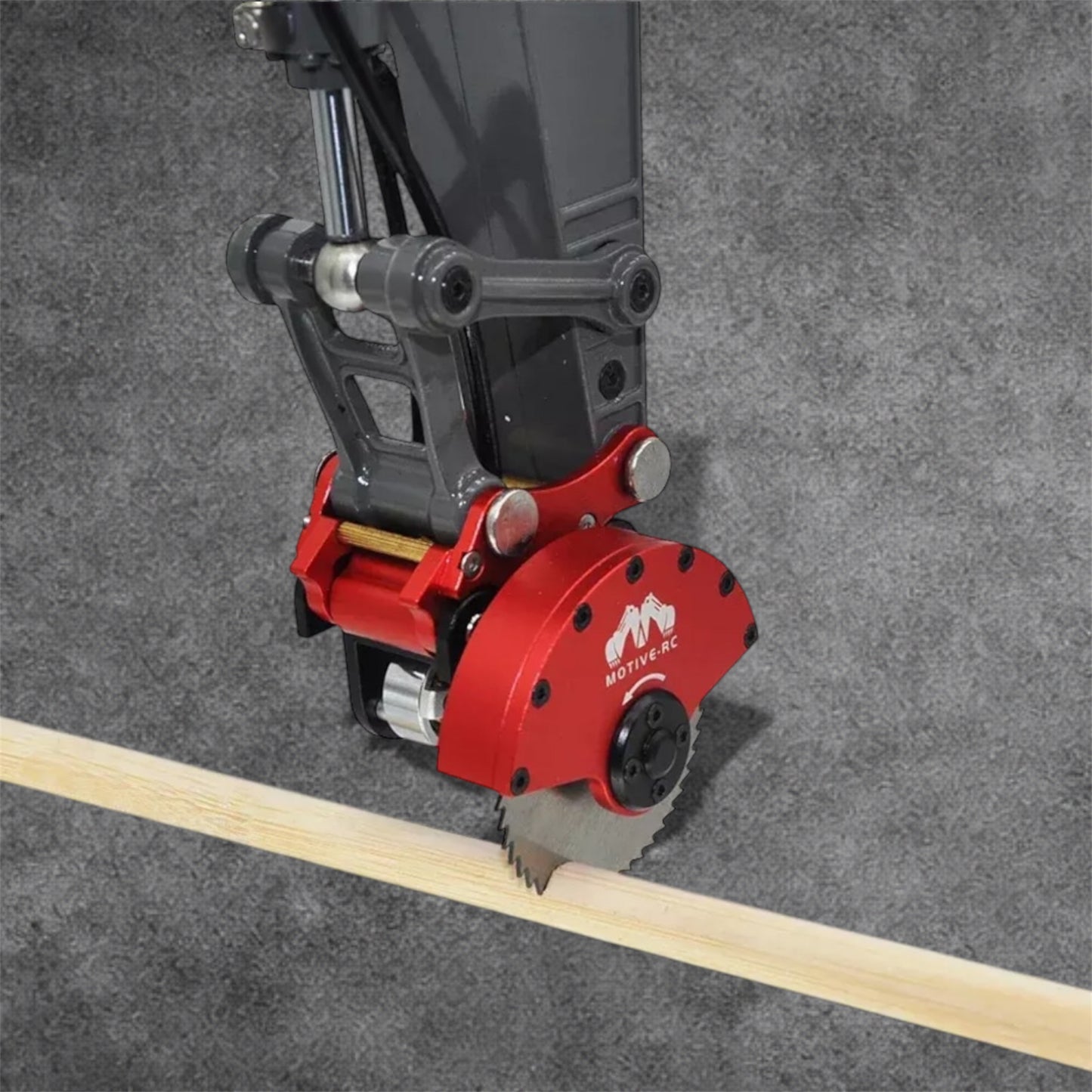 Metal Electric Cutting Disc Saw For Double E Kabolite HUINA 1580 1599 EC160E RC | Premium RC Excavator Cutting Tool Upgrade