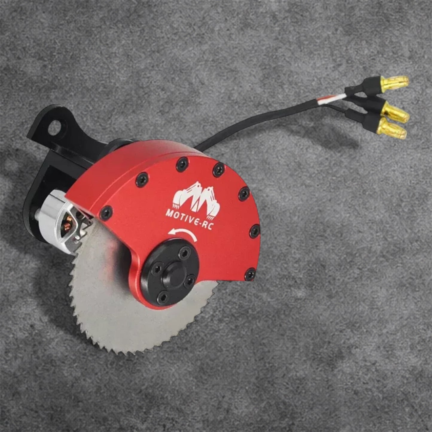 Metal Electric Cutting Disc Saw For Double E Kabolite HUINA 1580 1599 EC160E RC | Premium RC Excavator Cutting Tool Upgrade