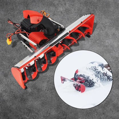 RC Metal Snowplow 3D Printed Snow Blower Shovel Lift Turbine for Tamiya RC Car | Premium Snow Removal Accessory for RC Cars