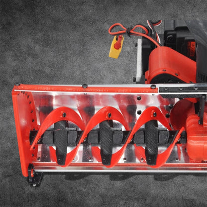 RC Metal Snowplow 3D Printed Snow Blower Shovel Lift Turbine for Tamiya RC Car | Premium Snow Removal Accessory for RC Cars