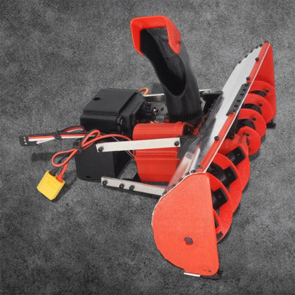 RC Metal Snowplow 3D Printed Snow Blower Shovel Lift Turbine for Tamiya RC Car | Premium Snow Removal Accessory for RC Cars