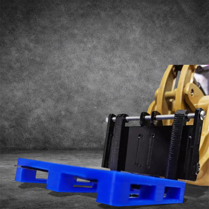 New Metal Quick Hitch Fork Attachment for Huina 1583 Loader RC Upgrade Parts | Premium Metal Fork Attachment for RC Excavator